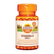 Suplemento Alimentar Sundown Vitamina D 2UI 200 Cápsulas