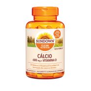 Sundown C&aacute;lcio 600mg + Vit D - 120 comprimidos