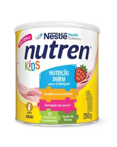Nutren Kids Complemento Alimentar Morango - Lata 350g