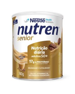 Nutren Senior Café com Leite Pó - Lata 740g