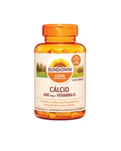 Sundown Cálcio 600mg + Vit D - 120 comprimidos