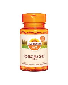 Suplemento Alimentar Sundown CoQ-10 100mg 40 Cápsulas