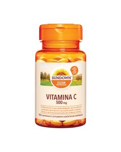 Suplemento Alimentar Sundown Vitamina C 500mg 100 Comprimidos