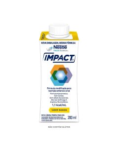 Nutrição Enteral e Oral Impact Banana 200mL