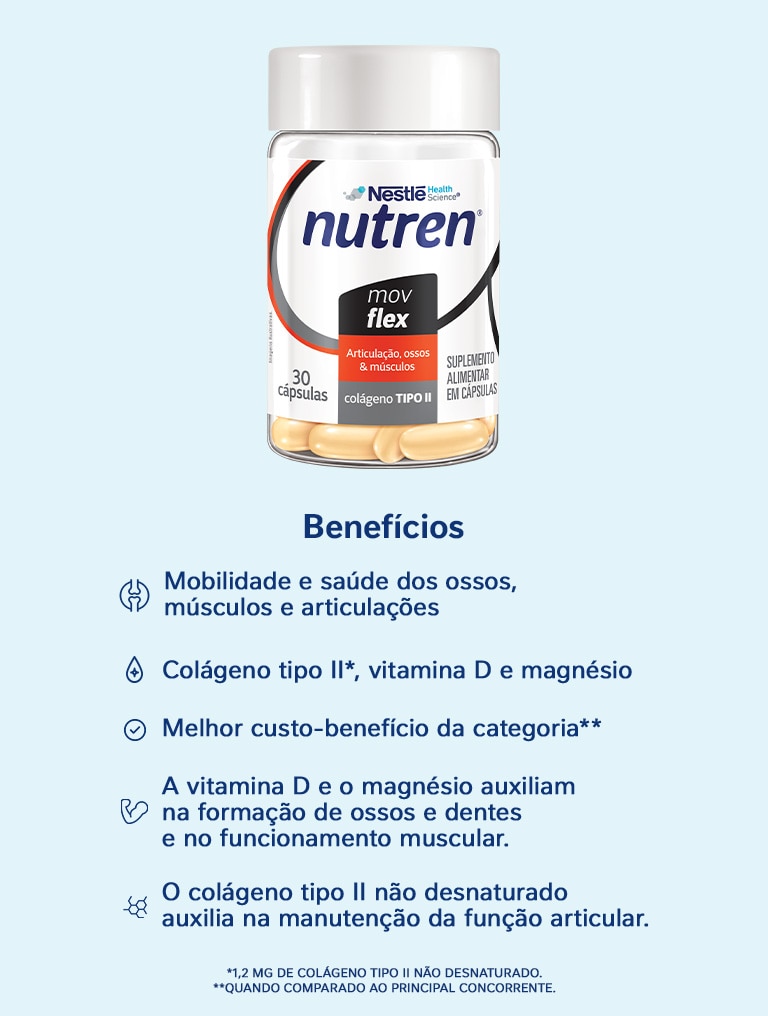 Suplemento Alimentar Nutren Mov Flex 30 Cápsulas