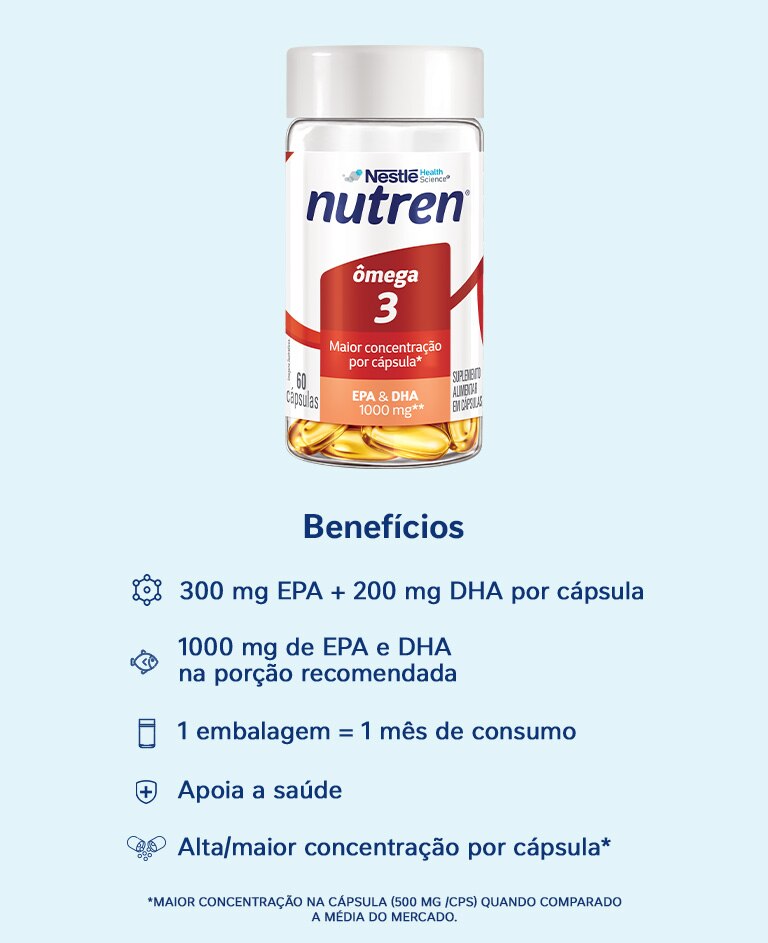 Suplemento Alimentar Nutren Ômega 360 Cápsulas