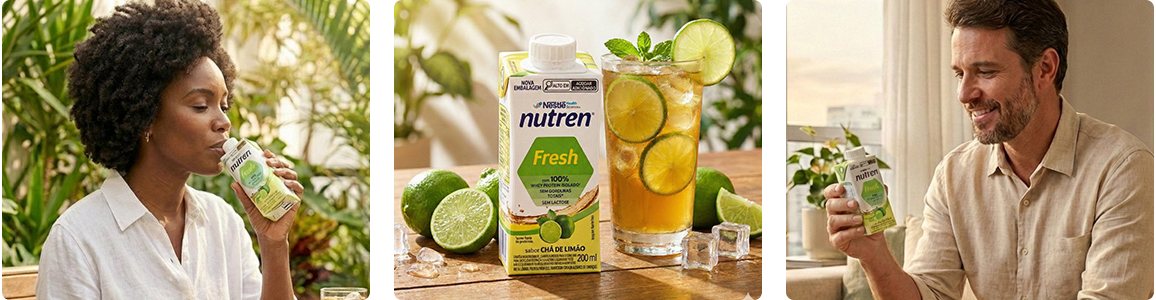 Nutren Fresh Chá de Limão 200mL