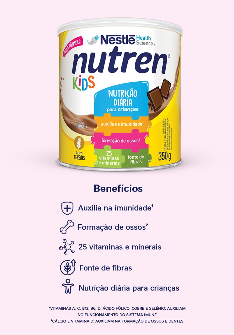 Complemento Alimentar Nutren Kids Chocolate 350g