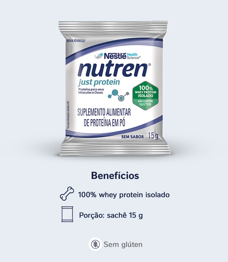Suplemento Alimentar Nutren Just Protein 15g