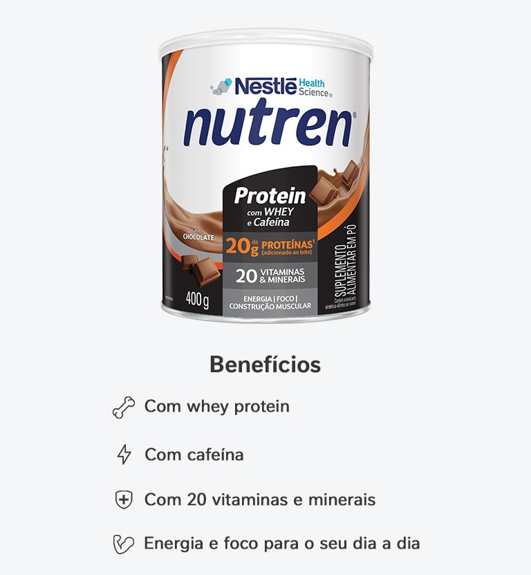Suplemento Alimentar Nutren Protein Chocolate 400g