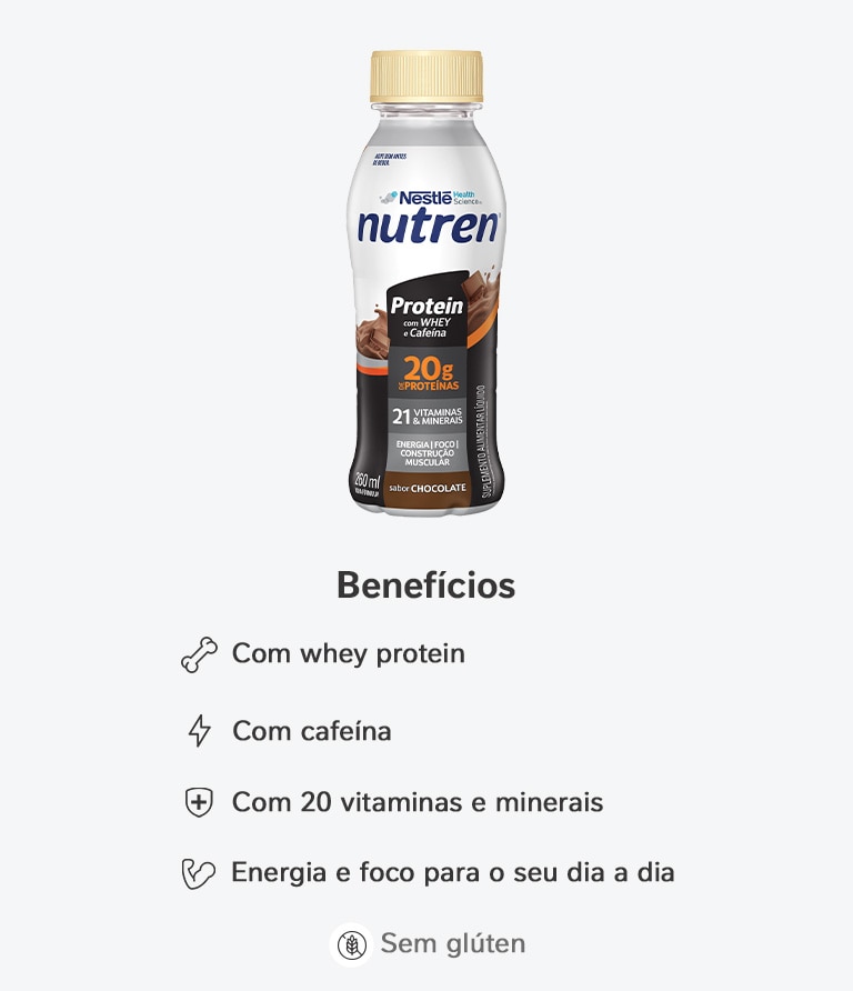 Suplemento Alimentar Nutren Protein Chocolate 24x260mL