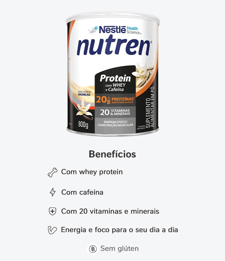 Suplemento Alimentar Nutren Protein Baunilha 400g