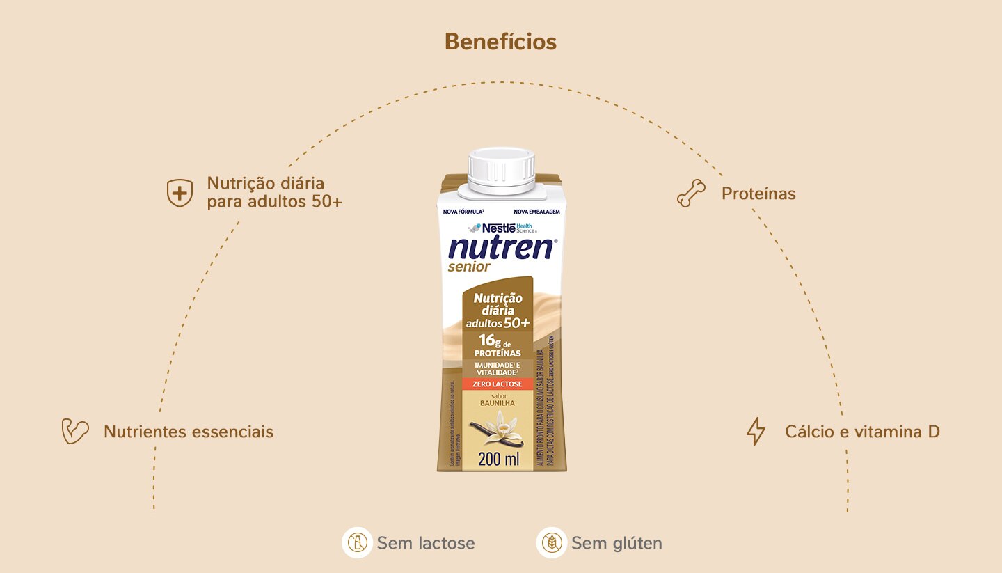 Complemento Alimentar Nutren Senior Baunilha 200ml