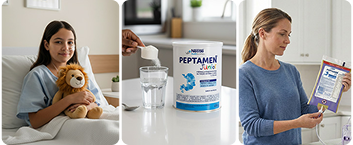 Nutrição Enteral e Oral Peptamen Junior Baunilha 400g