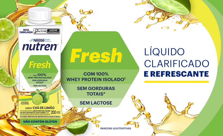 Nutren Fresh Ch&aacute; de Lim&atilde;o 200mL