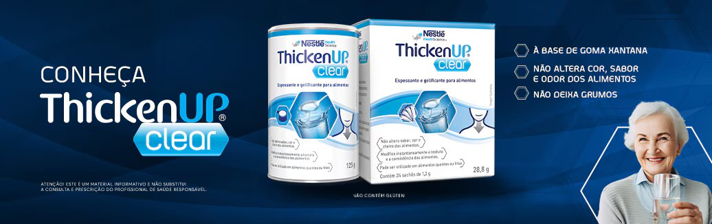 Espessante e Gelificante Alimentar Resource Thicken Up Clear 28,8g